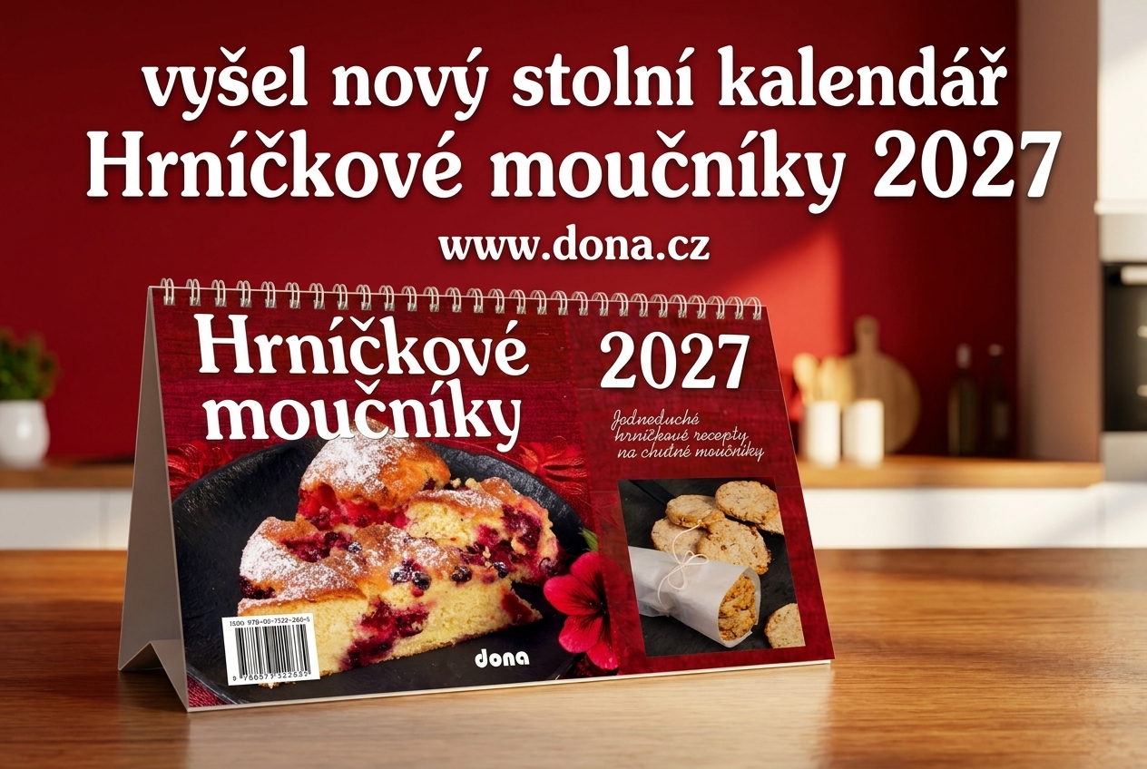 Vyšel nový stolní kalendář 2027 Hrníčkové moučníky