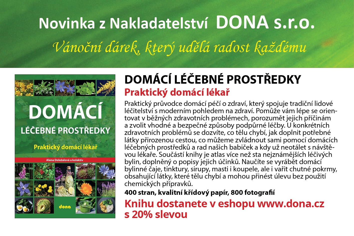 Domácí léčebné prostředky - praktický domácí lékař