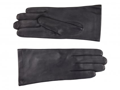 černé kožené rukavice, dámské