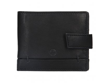 pánská kožená peněženka, černá