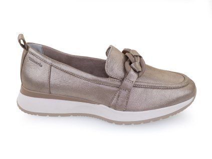 dámské elegantní mokasíny taupe