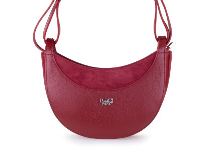 červené kožené crossbody