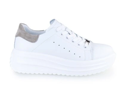 bile kozene tenisky odlehcene