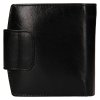 dámská černá kožená peněženka