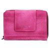 dámská kožená peněženka, růžová