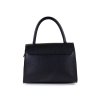 černá kožená kabelka, italská