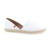 bílé kožené espadrilky Verbenas, dámské