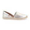 Verbenas, dámské kožené espadrilky, zlaté
