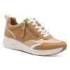 hnědé tenisky s klínkem, tamaris comfort