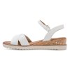 bílé dámské sandály
