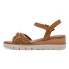 hnědé dámské sandály Tamaris