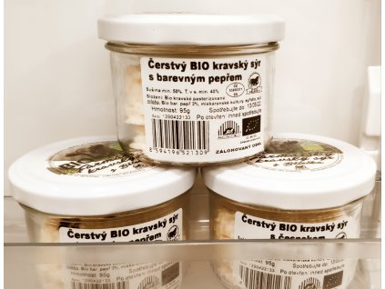 Bělečko: kozí sýr čerstvý ochucený 95g sklo