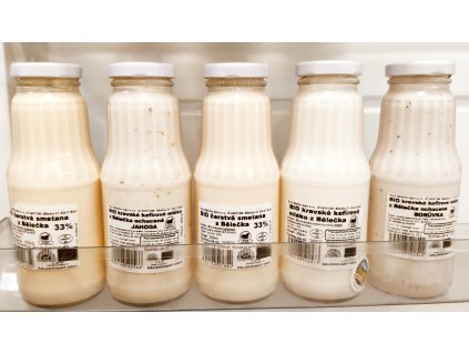 Bělečko kravská čerstvá Bio smetana 33% 300ml