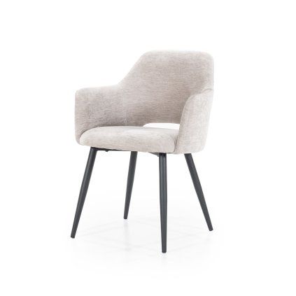 Chair Esmee with armrest beige Mellow