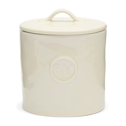 21472 doza portofino storage jar white s