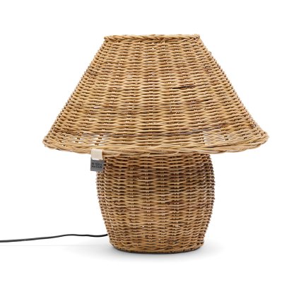 18523 2 stolova lampa rustic rattan ames
