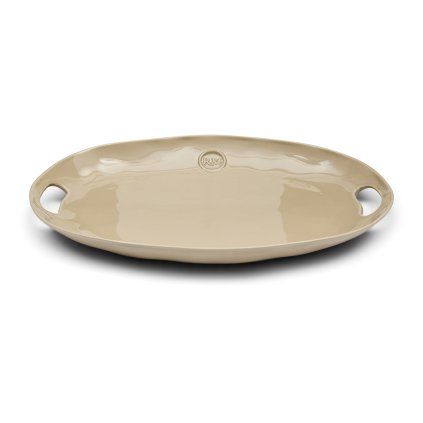 21304 podnos portofino serving plate flax