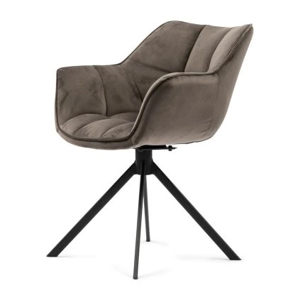 8453 3 jedalenska stolicka carnaby swivel anthracite