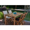 Theodora table with Kate folding chairs 4 1