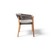 Marcella Dining Chair, Seat Pad and Backrest Cushion in ASH-Photoroom