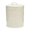 21475 doza portofino storage jar white m