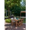Theodora table with Kate folding chairs 3