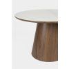 Almira - jídelní kulatý stůl - walnut