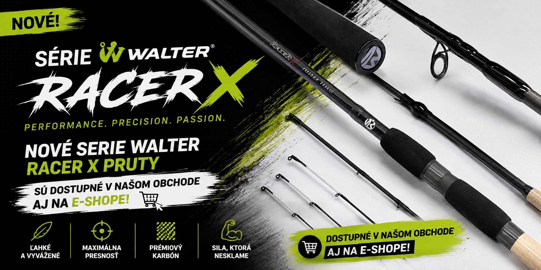 RACER X prúty sú dostupné!