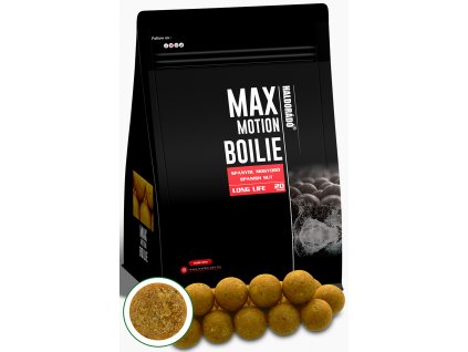 HALDORADÓ MAX MOTION Boilie Long Life 20 mm - španielsky lieskový orech