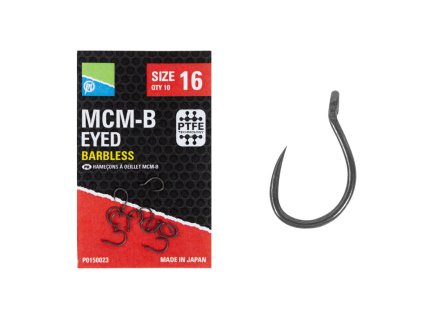 PRESTON MCM-B HÁČIKY S OČAMI VEĽKOSŤ 12 10ks/bal.