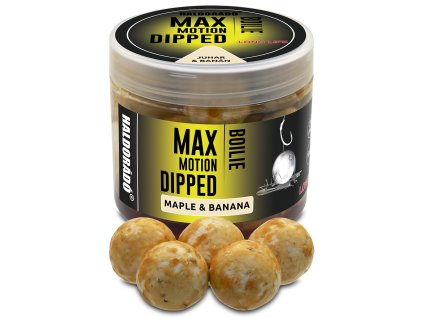 Haldorádó MAX MOTION Boilie Dipped 20 mm - Javor & Banán