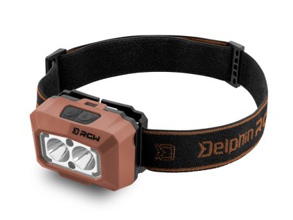Delphin Čelová lampa Delphin RGW PRO UC