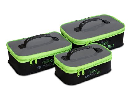 Set tašiek Delphin REAXE SetBAX 3v1 30x20x11cm / 28x18x10cm / 26x16x9cm 