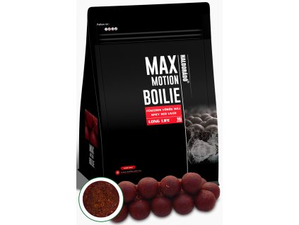 Haldorádó MAX MOTION Boilie Long Life 16 mm - Spicy Red Liver