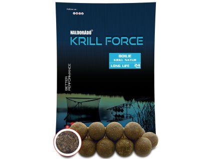 Haldorádó KRILL FORCE Boilie Long Life 24 mm - Krill Natur