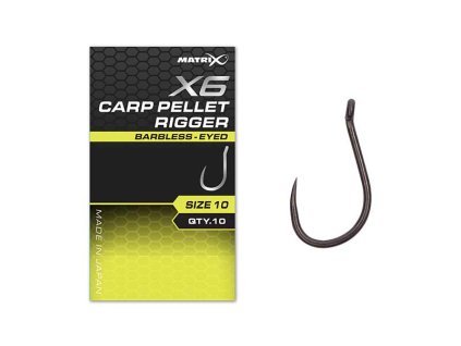 Matrix X6 - Háčiky na kaprové pelety vel. 16