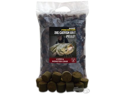 HALDORÁDÓ Pelety na sumce 28 mm - pečeň a krab Monster 5 kg