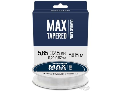 HALDORÁDÓ MAX TAPERED Leader 5x15 m - 0,20-0,57 mm