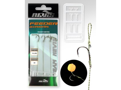 Nevis naviazane haciky s protihrotom - pletena snura 10lbs/10