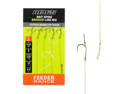 Nevis naviazane haciky bez protihr. - pletena snura 0,16/6 8,5cm - trn 10mm