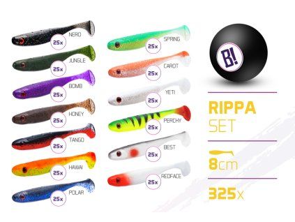 Sada nástrah BOMB Rippa / 325ks 8cm