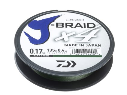 DAIWA J-BRAID X4 135 m 0,17mm