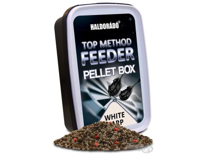 Top Method Feeder Pellet Box - WHITE CARP