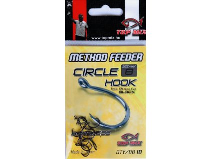 Top Mix Method feeder Circle Barbless háčik #8 10ks/bal.