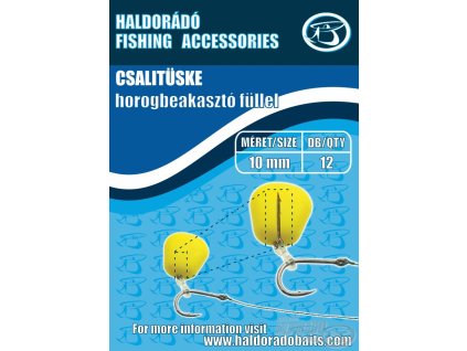 Návnadový hrot s háčikom a očkom 10 mm