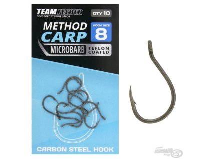 By Döme TEAM FEEDER Method Carp - 10 háčik s protihrotom 10ks/bal.
