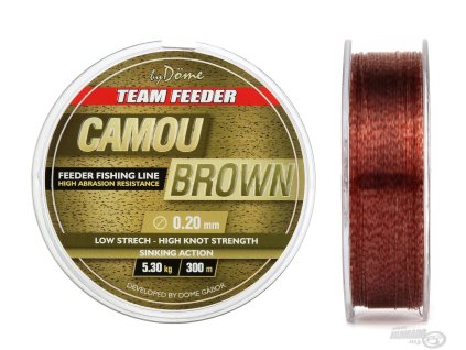 TEAM FEEDER Camou Brown Line 0,22 mm
