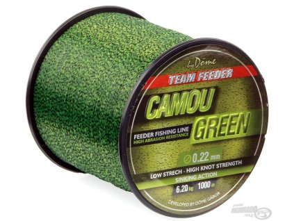 TEAM FEEDER Camou Green Line 1000 m - 0,25 mm