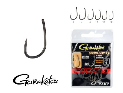 Gamakatsu G-Carp Specialist RX číslo 8 10/cs.