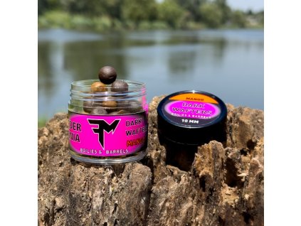FEEDERMANIA DARK WAFTERS BOILIES & BARRELS Mango 10mm